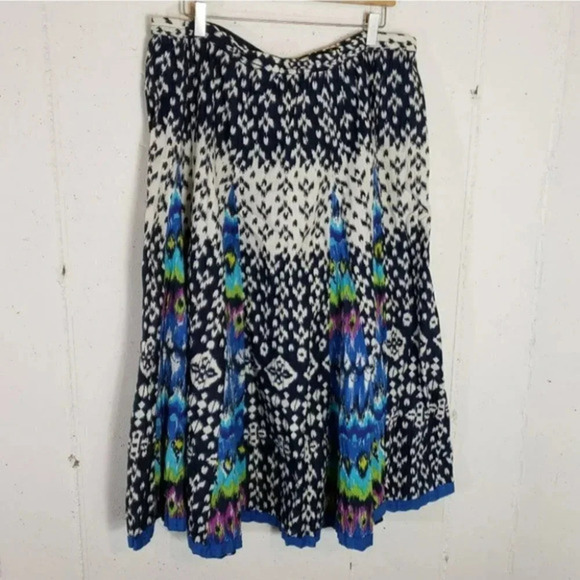 Boho XL/PLUS multicolored full skirt‎ - Picture 2 of 4